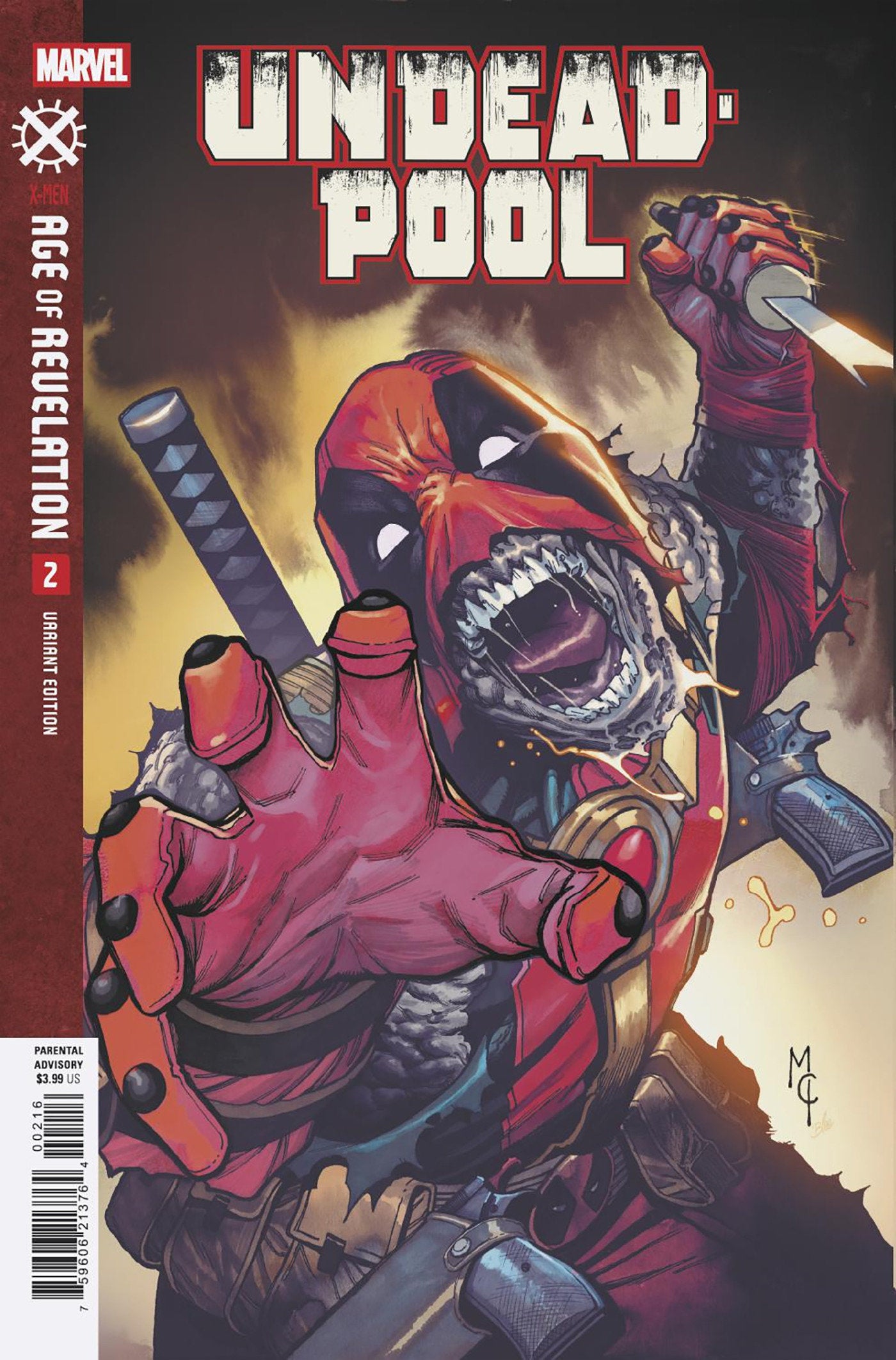 Stock Photo of  Undeadpool #2 Martin Coccolo 1:25 Variant [AOR] Marvel Comics Comics sold by Stronghold Collectibles of Acadiana Lafayette, LA