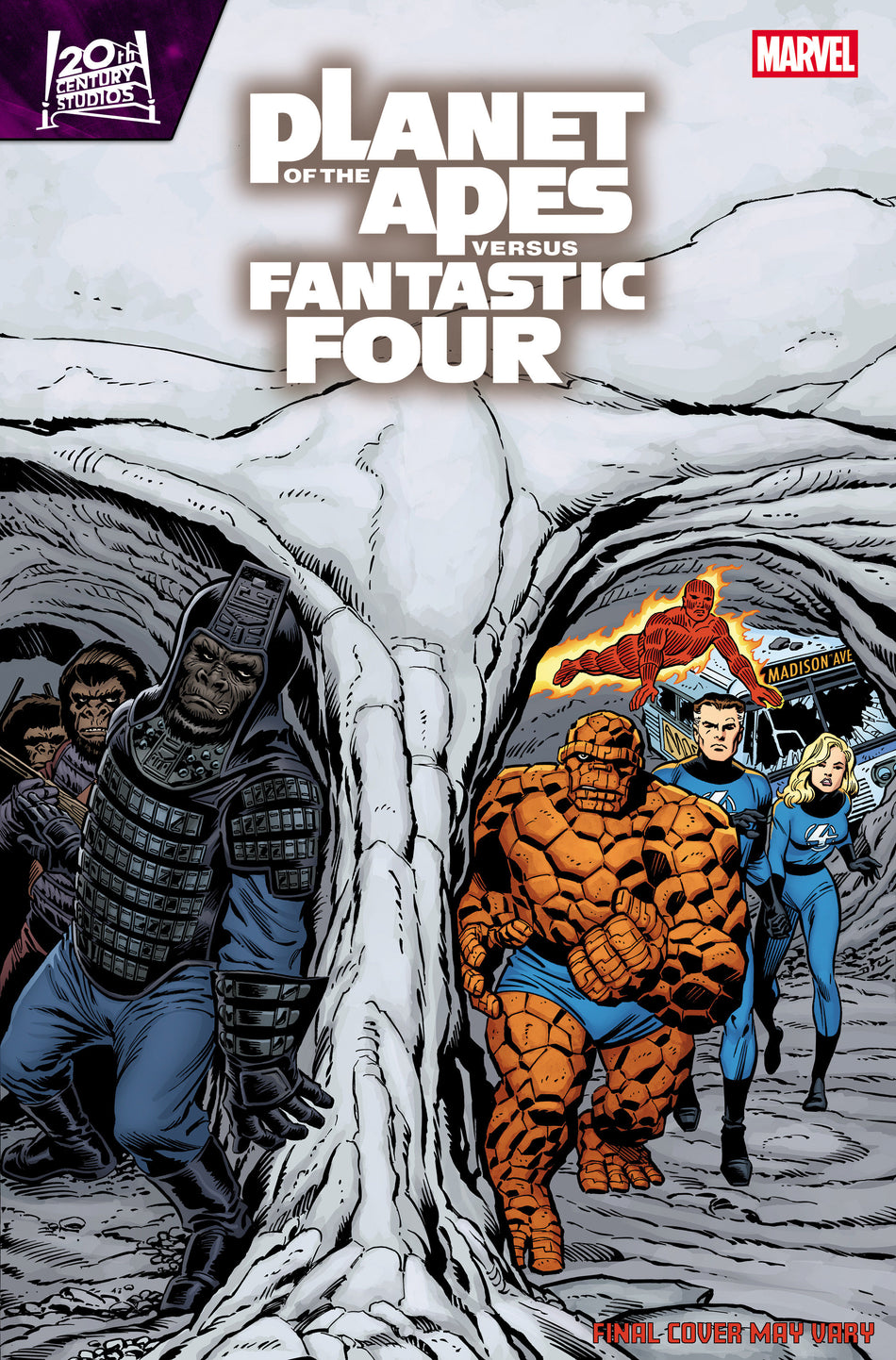 Stock Photo of  Planet Of The Apes vs. Fantastic Four #2 Ron Frenz Homage Variant Marvel Comics Comics sold by Stronghold Collectibles of Acadiana Lafayette, LA