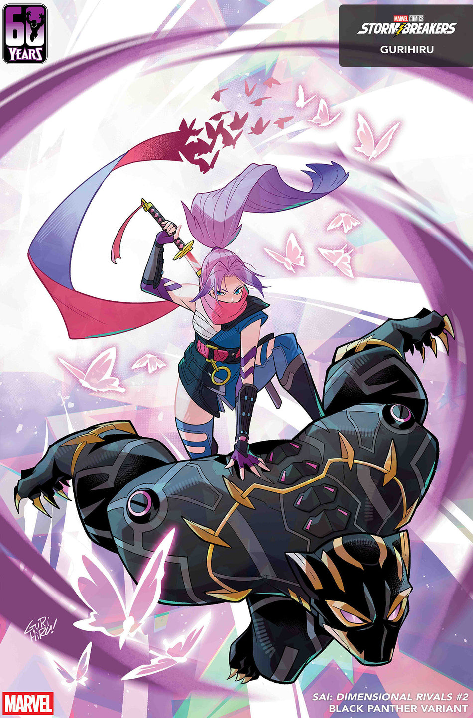 Stock Photo of  Sai: Dimensional Rivals #2 Gurihiru Black Panther Variant Marvel Comics Comics sold by Stronghold Collectibles of Acadiana Lafayette, LA