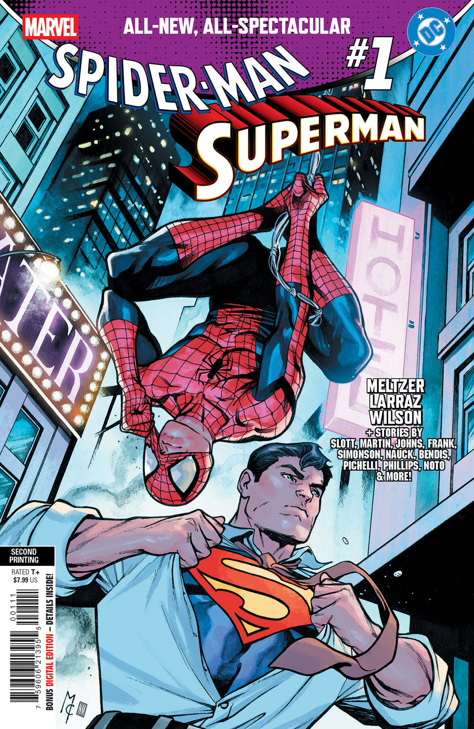 Stock Photo of  Marvel/DC: Spider-Man/Superman #1 Martin Coccolo 2nd Printing Variant Marvel Comics Comics sold by Stronghold Collectibles of Acadiana Lafayette, LA