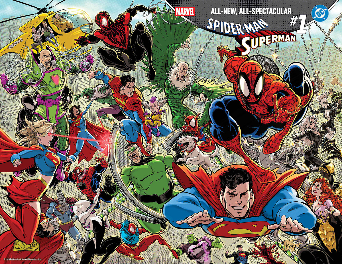 Stock Photo of  Marvel/DC: Spider-Man/Superman #1 Kaare Andrews Wraparound Variant Marvel Comics Comics sold by Stronghold Collectibles of Acadiana Lafayette, LA