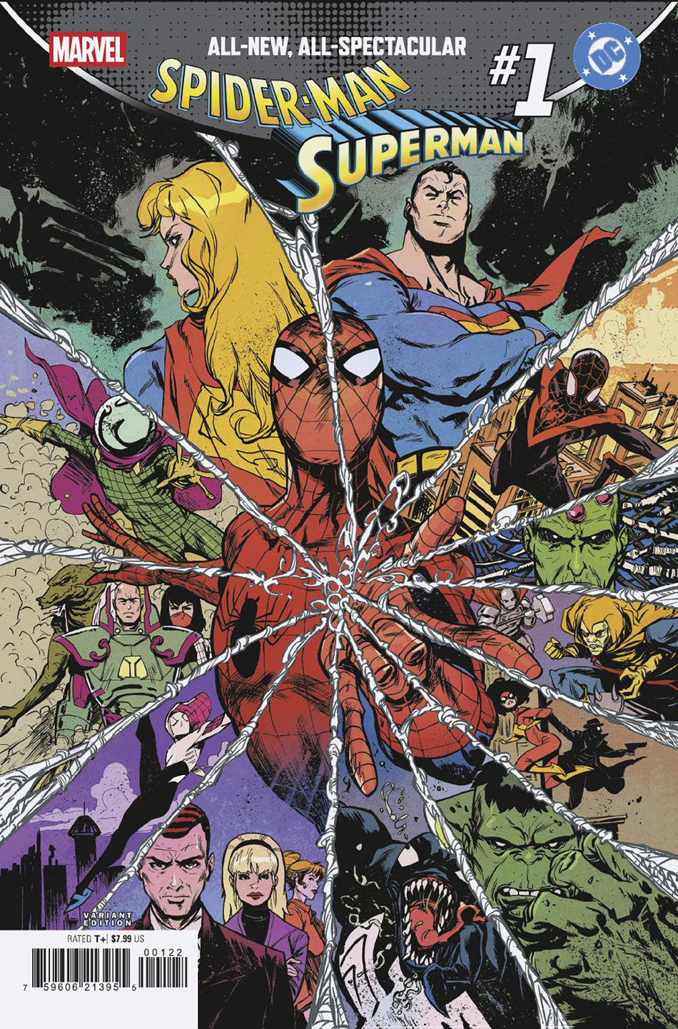 Stock Photo of  Marvel/DC: Spider-Man/Superman #1 Sanford Greene Homage Variant Marvel Comics Comics sold by Stronghold Collectibles of Acadiana Lafayette, LA