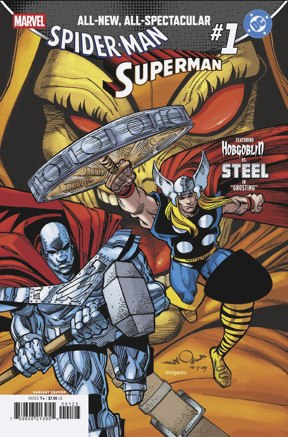 Stock Photo of  Marvel/DC: Spider-Man/Superman #1 Walt Simonson Variant Marvel Comics Comics sold by Stronghold Collectibles of Acadiana Lafayette, LA