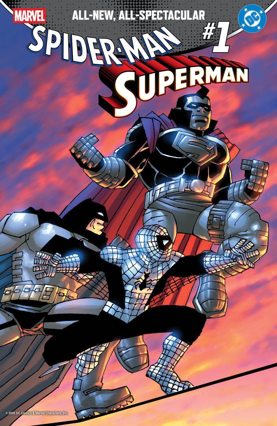 Stock Photo of  Marvel/DC: Spider-Man/Superman #1 Frank Miller 1:50 Variant Marvel Comics Comics sold by Stronghold Collectibles of Acadiana Lafayette, LA