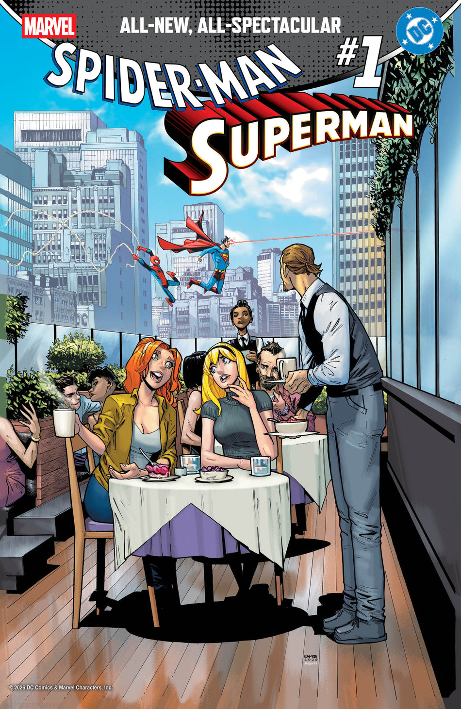 Stock Photo of  Marvel/DC: Spider-Man/Superman #1 Humberto Ramos Variant Marvel Comics Comics sold by Stronghold Collectibles of Acadiana Lafayette, LA