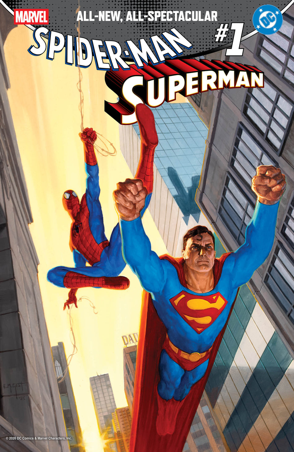 Stock Photo of  Marvel/DC: Spider-Man/Superman #1 E.M. Gist 1:25 Variant Marvel Comics Comics sold by Stronghold Collectibles of Acadiana Lafayette, LA