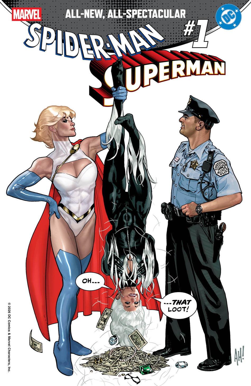 Stock Photo of  Marvel/DC: Spider-Man/Superman #1 Adam Hughes Variant Marvel Comics Comics sold by Stronghold Collectibles of Acadiana Lafayette, LA