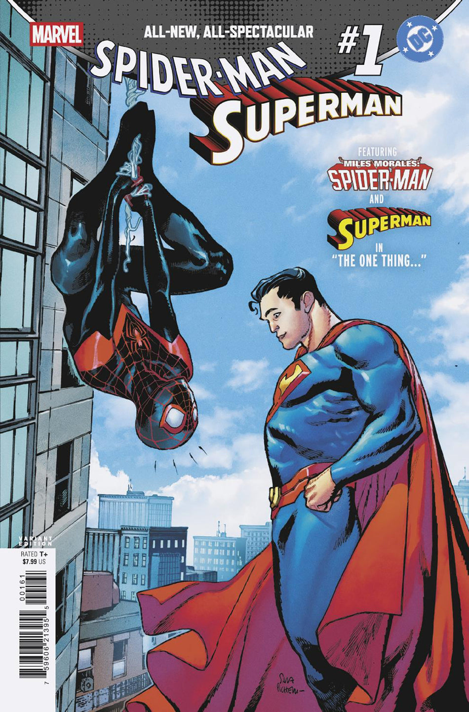 Stock Photo of  Marvel/DC: Spider-Man/Superman #1 Sara Pichelli Variant Marvel Comics Comics sold by Stronghold Collectibles of Acadiana Lafayette, LA