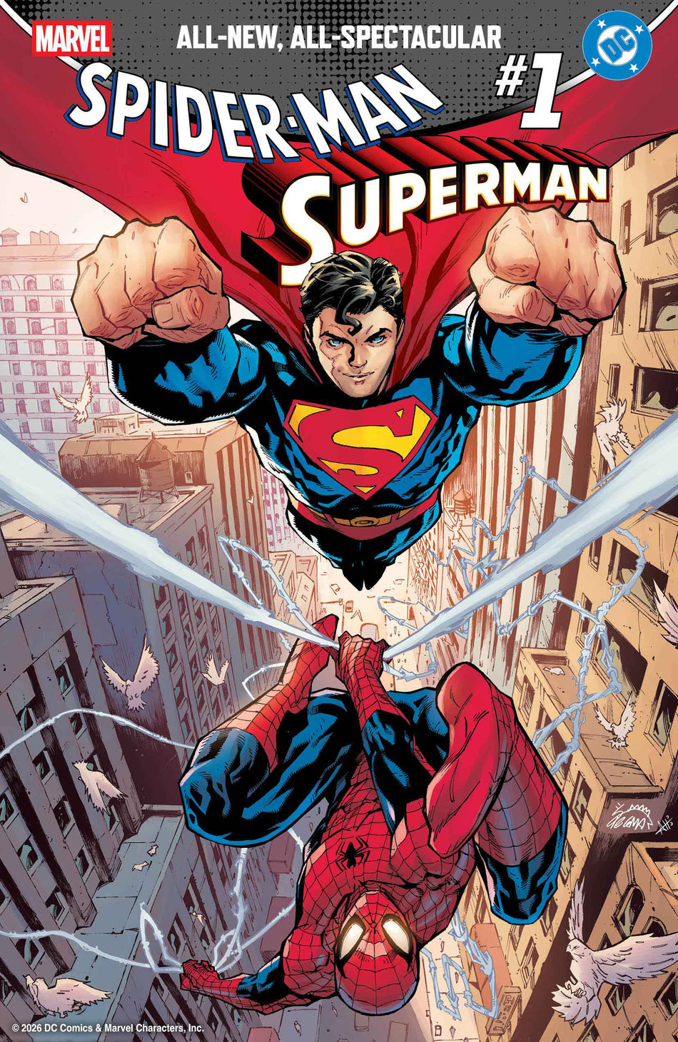 Stock Photo of  Marvel/DC: Spider-Man/Superman #1 Ryan Stegman Variant Marvel Comics Comics sold by Stronghold Collectibles of Acadiana Lafayette, LA