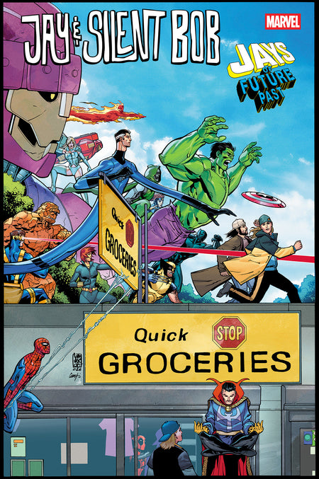 Stock Photo of  Jay & Silent Bob: Jays Of Future Past #1 Giuseppe Camuncoli 1:25 Variant Marvel Comics Comics sold by Stronghold Collectibles of Acadiana Lafayette, LA