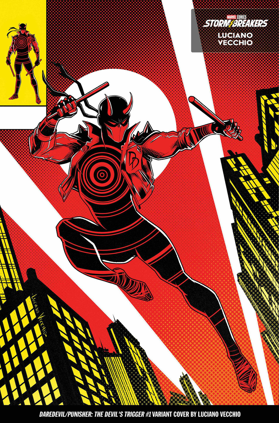 Stock Photo of  Daredevil/Punisher: The Devil's Trigger #1 Luciano Vecchio From The Chaos A Costume Variant Marvel Comics Comics sold by Stronghold Collectibles of Acadiana Lafayette, LA