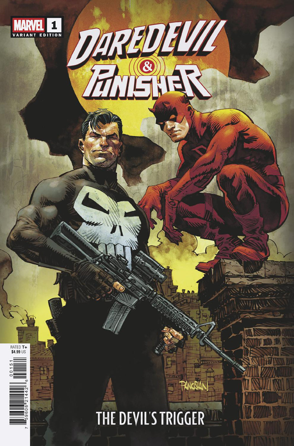 Stock Photo of  Daredevil/Punisher: The Devil's Trigger #1 Dan Panosian Variant Marvel Comics Comics sold by Stronghold Collectibles of Acadiana Lafayette, LA