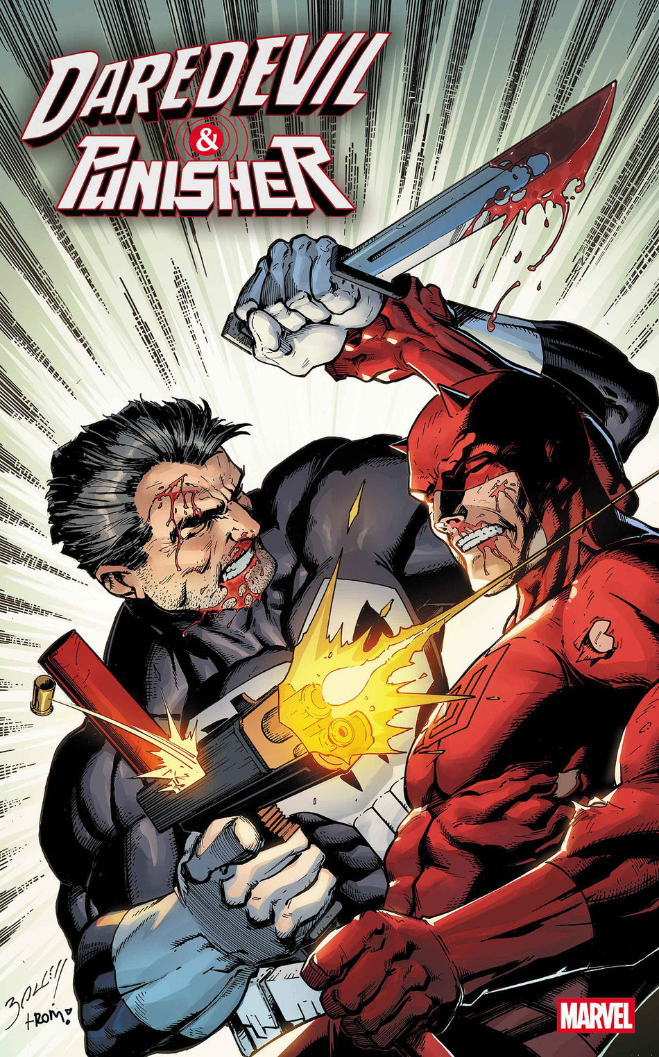 Stock Photo of  Daredevil/Punisher: The Devil's Trigger #2 Mark Bagley Variant Marvel Comics Comics sold by Stronghold Collectibles of Acadiana Lafayette, LA