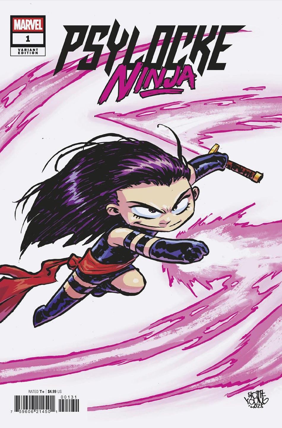 Stock Photo of  Psylocke: Ninja #1 Skottie Young Variant Marvel Comics Comics sold by Stronghold Collectibles of Acadiana Lafayette, LA