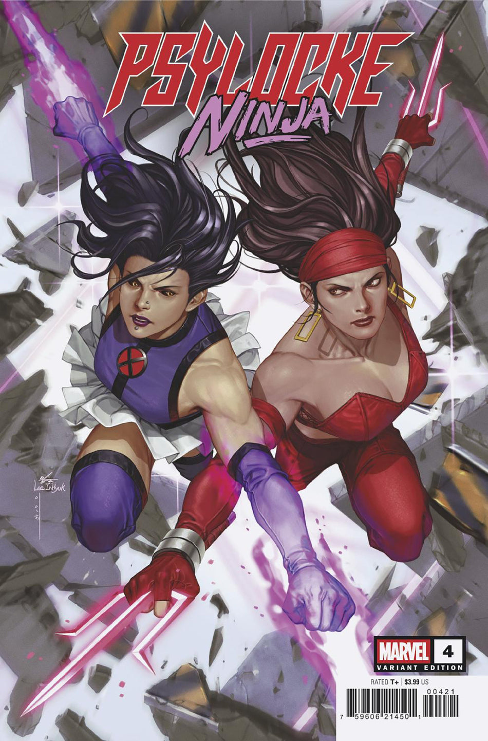 Stock Photo of  Psylocke: Ninja #4 Inhyuk Lee Versus Elektra Variant Marvel Comics Comics sold by Stronghold Collectibles of Acadiana Lafayette, LA