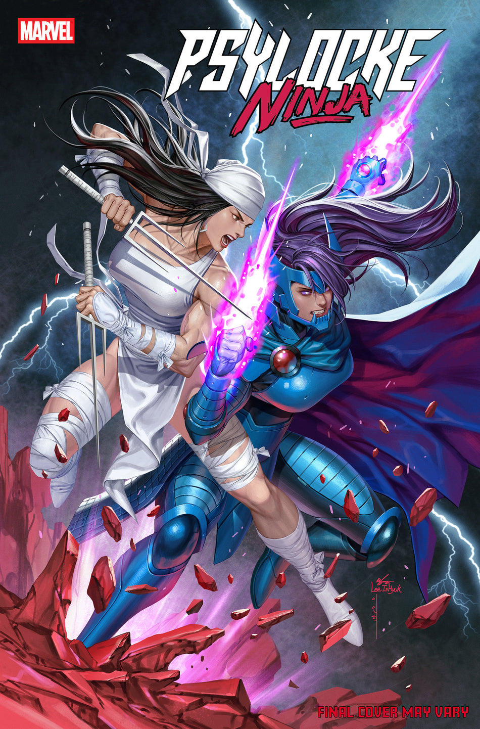 Stock Photo of  Psylocke: Ninja #5 Inhyuk Lee Versus Elektra Variant Marvel Comics Comics sold by Stronghold Collectibles of Acadiana Lafayette, LA