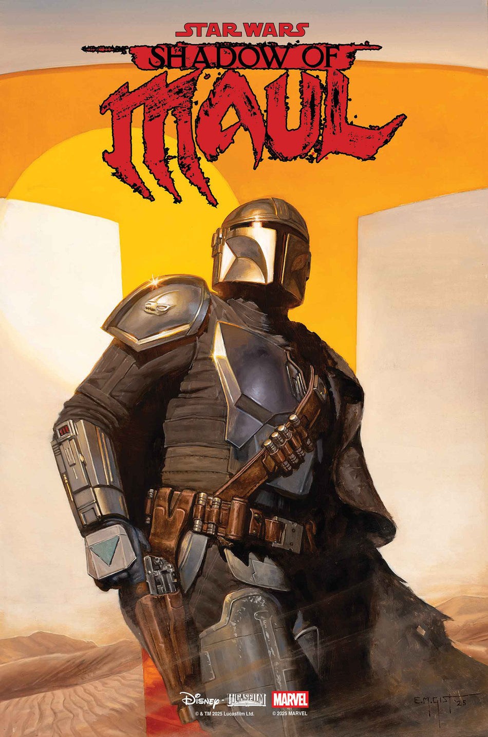 Stock Photo of  Star Wars: Shadow Of Maul #2 E.M. Gist Mandalorian & Grogu Variant Marvel Comics Comics sold by Stronghold Collectibles of Acadiana Lafayette, LA