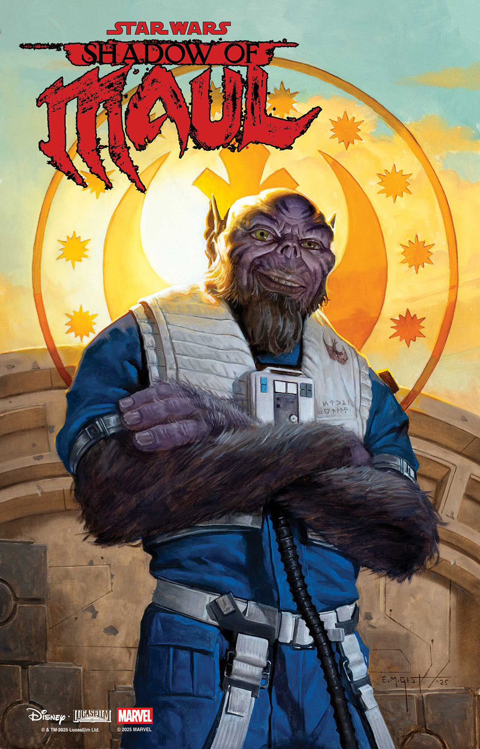 Stock Photo of  Star Wars: Shadow Of Maul #3 E.M. Gist Mandalorian & Grogu Variant Marvel Comics Comics sold by Stronghold Collectibles of Acadiana Lafayette, LA