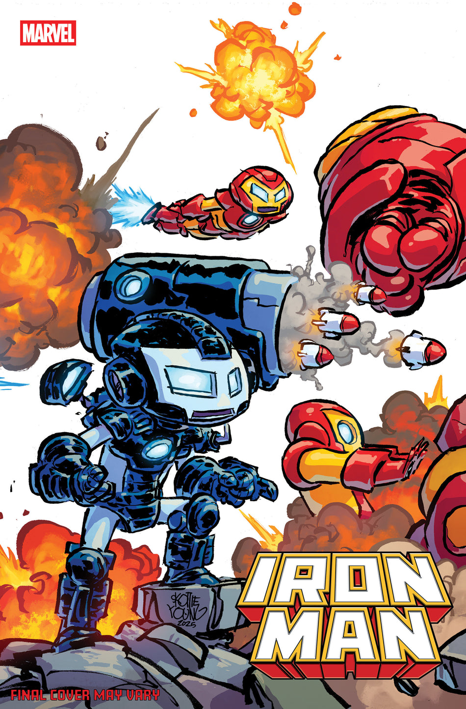Stock Photo of  Iron Man #2 Skottie Young 4 Part Connecting Variant Marvel Comics Comics sold by Stronghold Collectibles of Acadiana Lafayette, LA