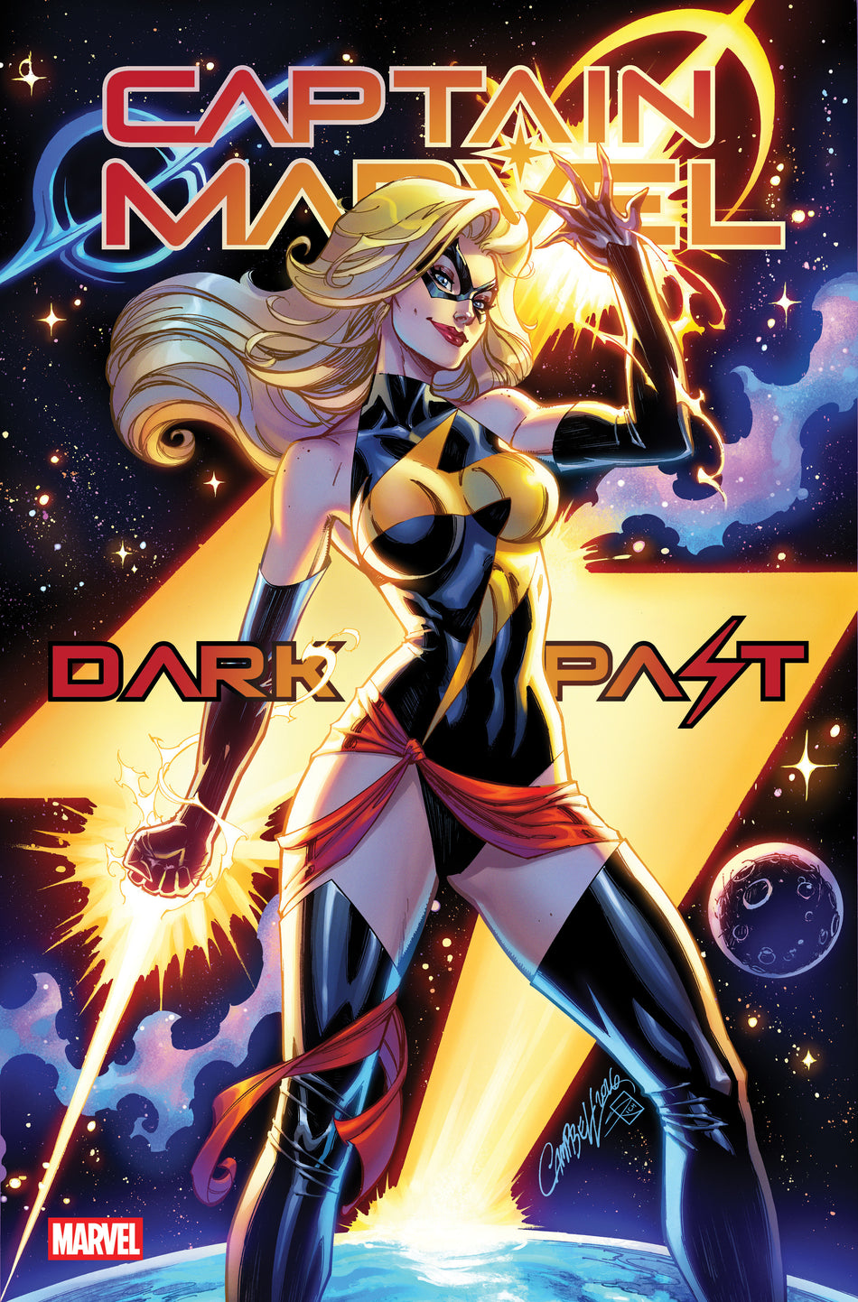 Stock Photo of  Captain Marvel: Dark Past #1 J. Scott Campbell Variant Marvel Comics Comics sold by Stronghold Collectibles of Acadiana Lafayette, LA
