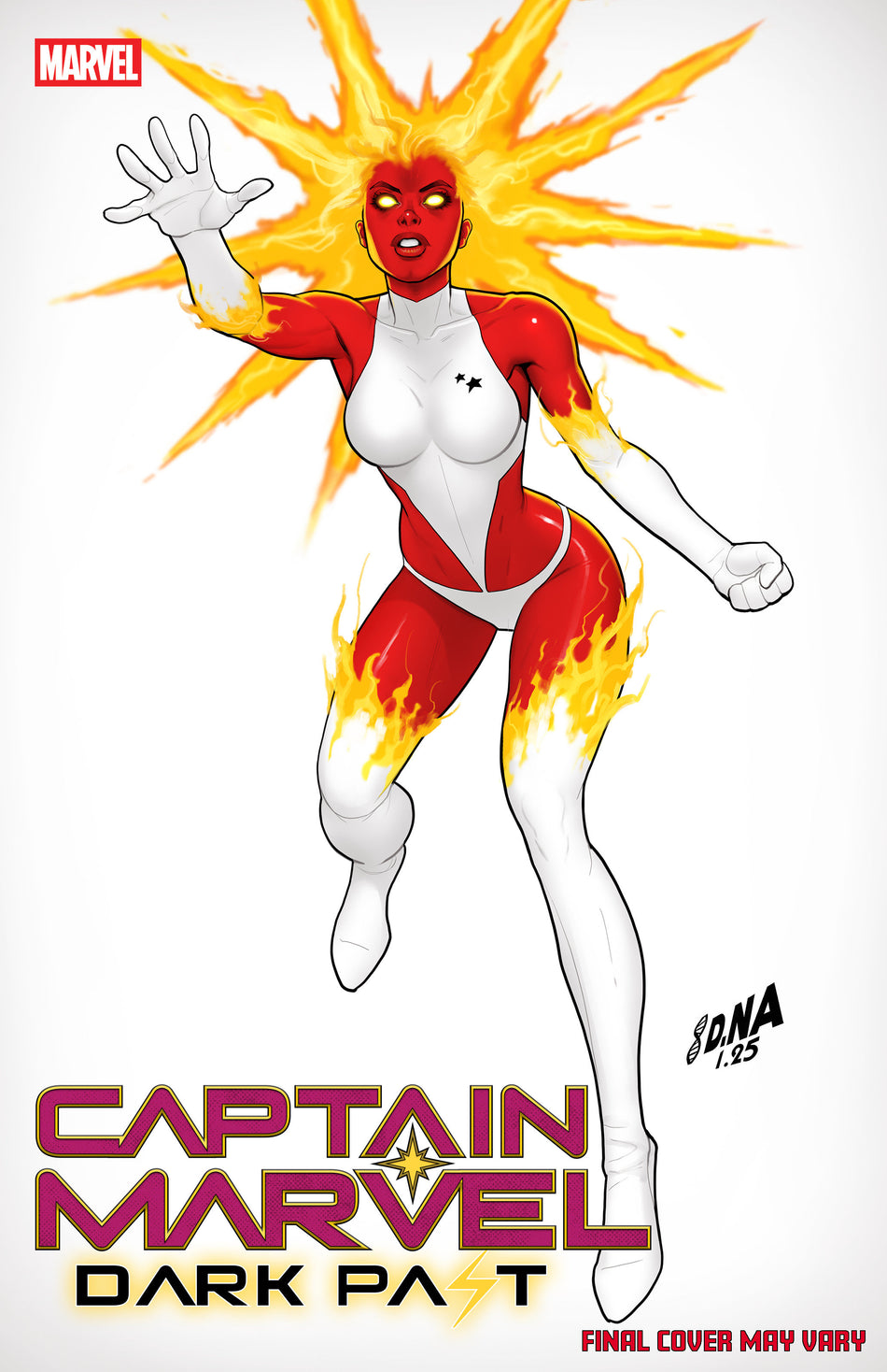 Stock Photo of  Captain Marvel: Dark Past #1 David Nakayama Color Block White Variant Marvel Comics Comics sold by Stronghold Collectibles of Acadiana Lafayette, LA