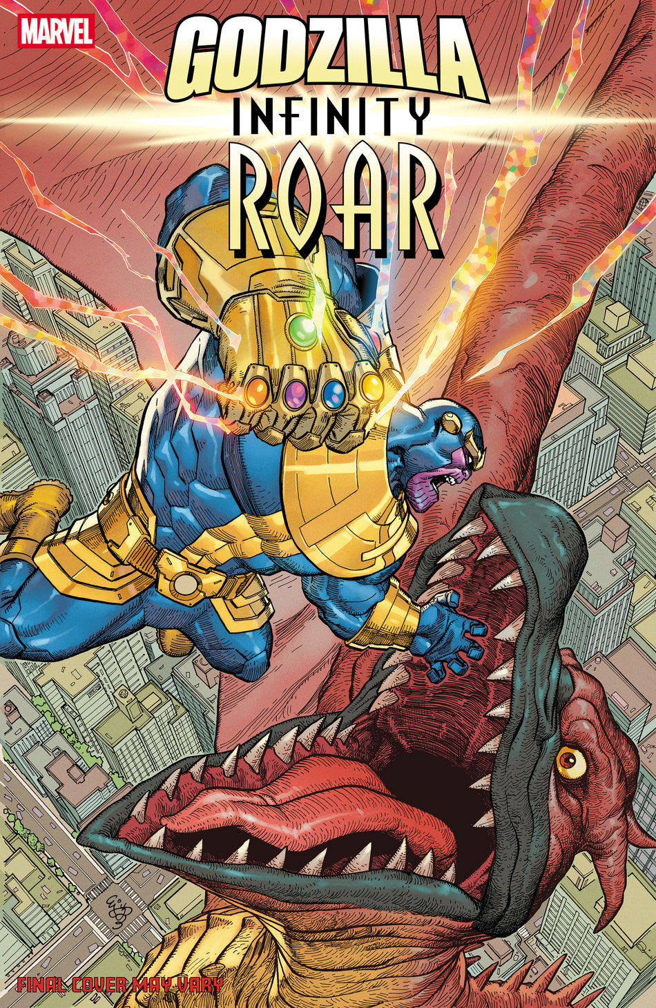 Stock Photo of  Godzilla: Infinity Roar #4 E.J. Su Cosmic Variant Marvel Comics Comics sold by Stronghold Collectibles of Acadiana Lafayette, LA