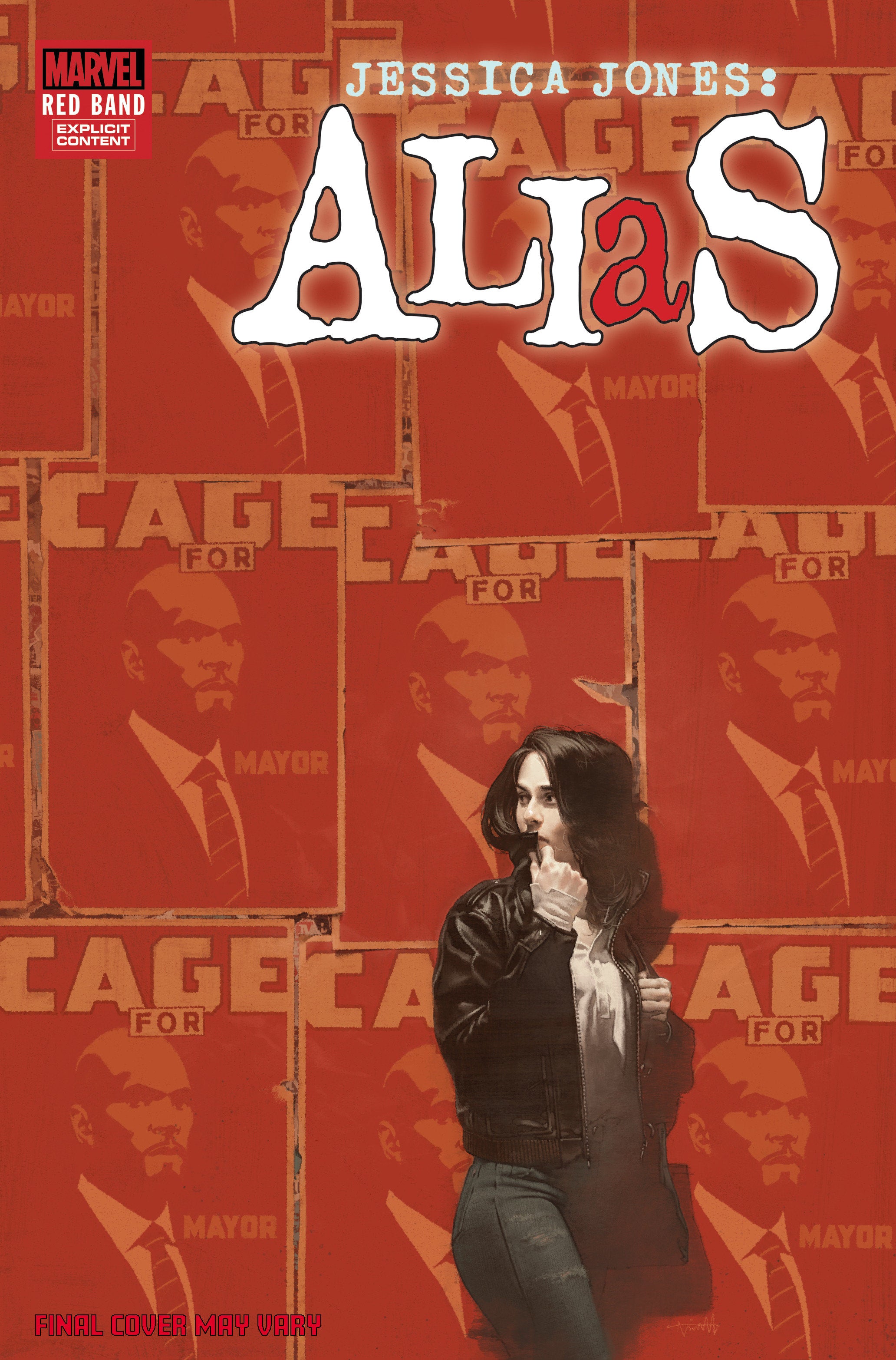 Stock Photo of  Alias: Red Band #2 Marc Aspinall Variant [Polybagged] Marvel Comics Comics sold by Stronghold Collectibles of Acadiana Lafayette, LA