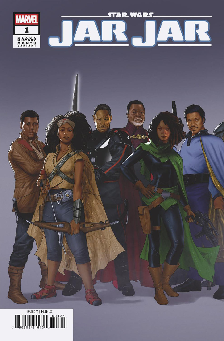 Stock Photo of  Star Wars: Jar Jar #1 Taurin Clarke 2 Part Black History Month Connecting Variant Marvel Comics Comics sold by Stronghold Collectibles of Acadiana Lafayette, LA