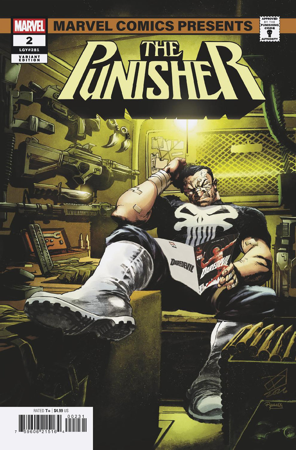 Stock Photo of  Punisher #2 Devmalya Praminik Marvel Comics Presents Variant Marvel Comics Comics sold by Stronghold Collectibles of Acadiana Lafayette, LA