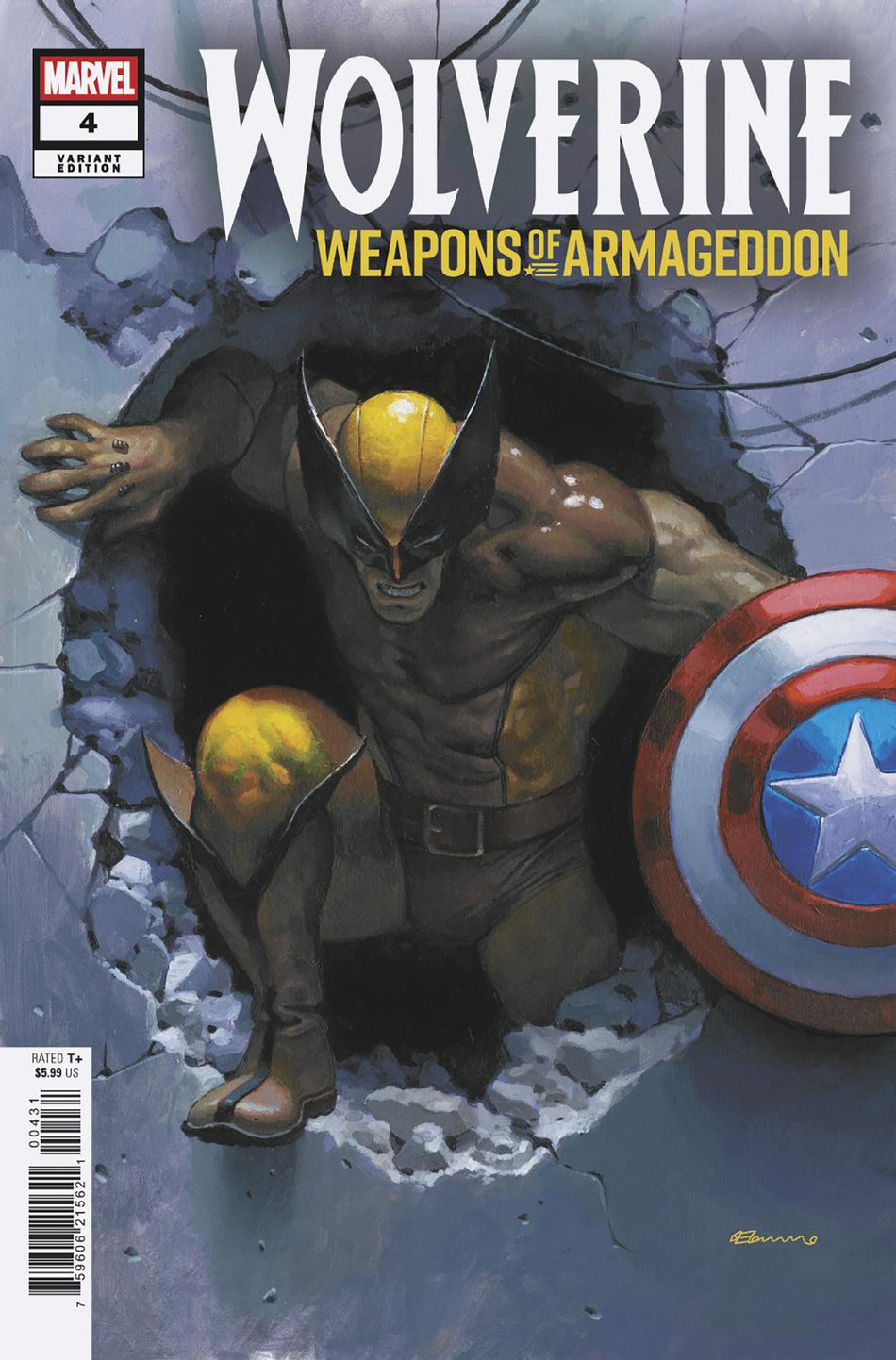Stock Photo of  Wolverine: Weapons Of Armageddon #4 Fabrizio De Tommaso Variant Marvel Comics Comics sold by Stronghold Collectibles of Acadiana Lafayette, LA