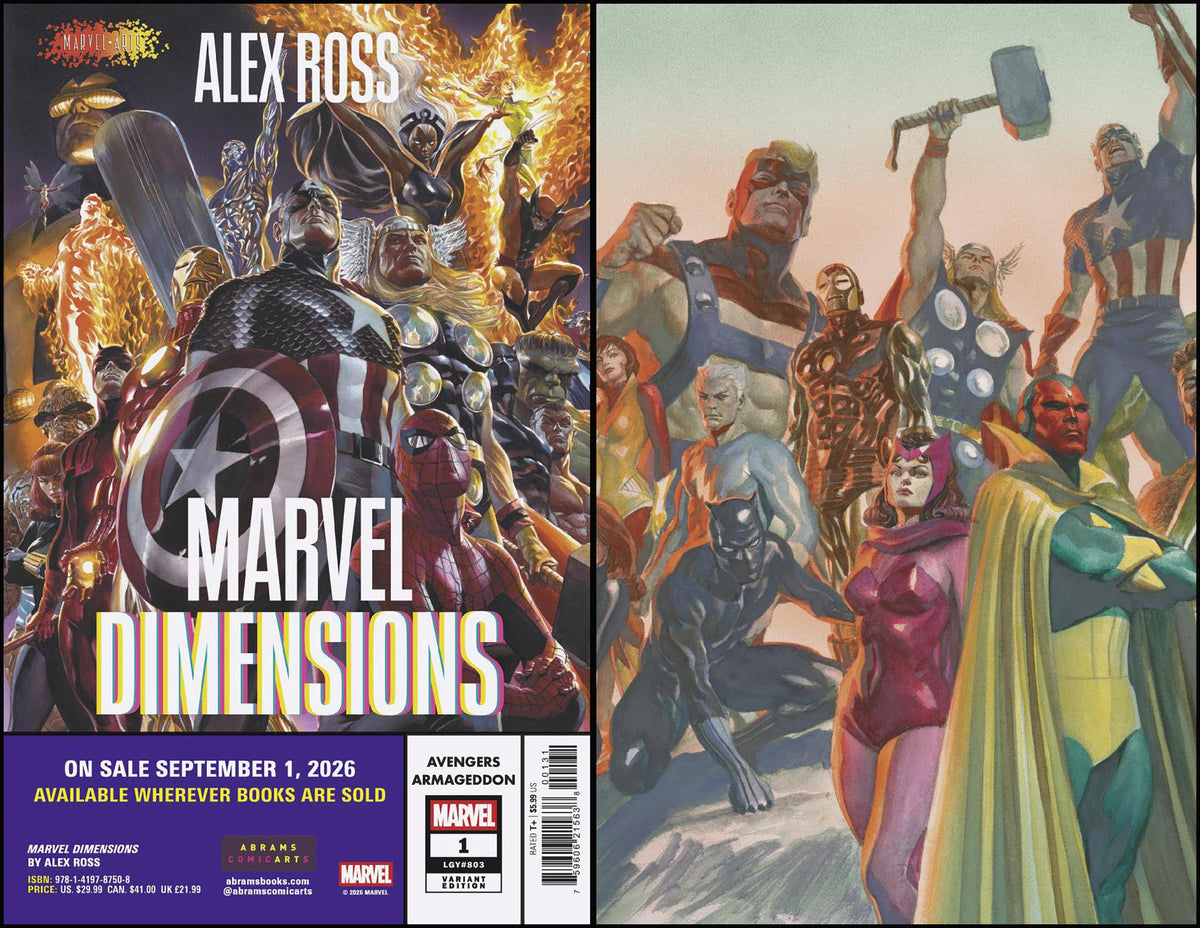 Stock Photo of  Avengers: Armageddon #1 Alex Ross Marvel Dimensions Variant Marvel Comics Comics sold by Stronghold Collectibles of Acadiana Lafayette, LA