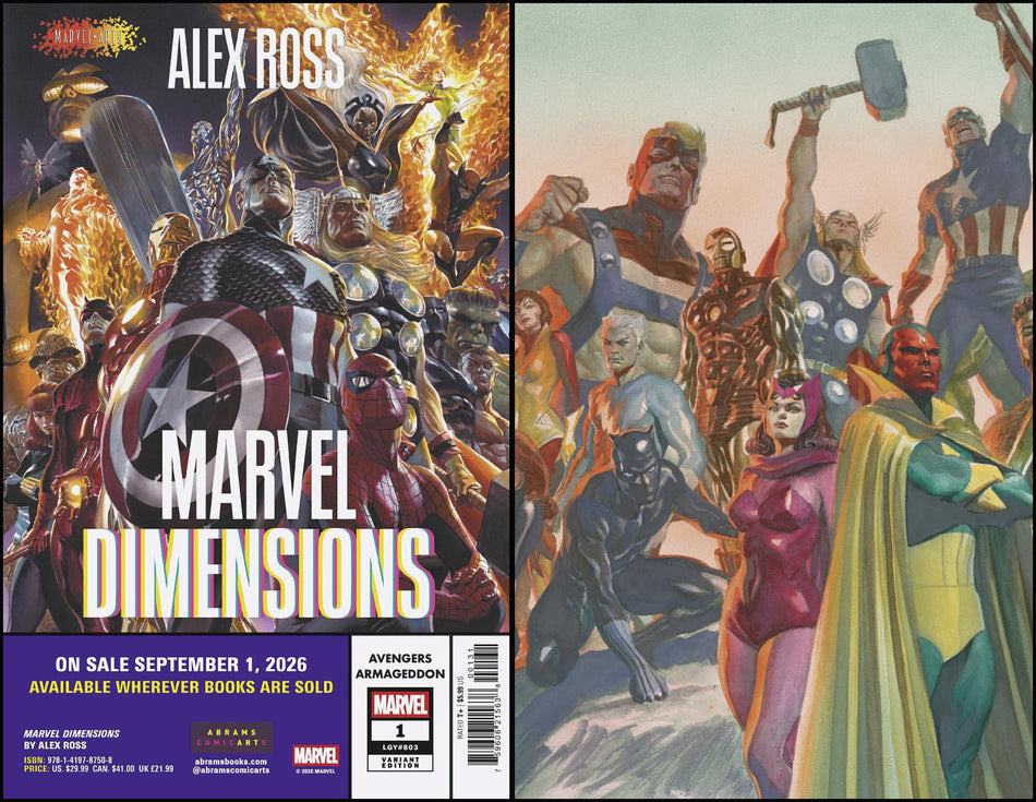 Stock Photo of  Avengers: Armageddon #1 Alex Ross Marvel Dimensions Variant Marvel Comics Comics sold by Stronghold Collectibles of Acadiana Lafayette, LA