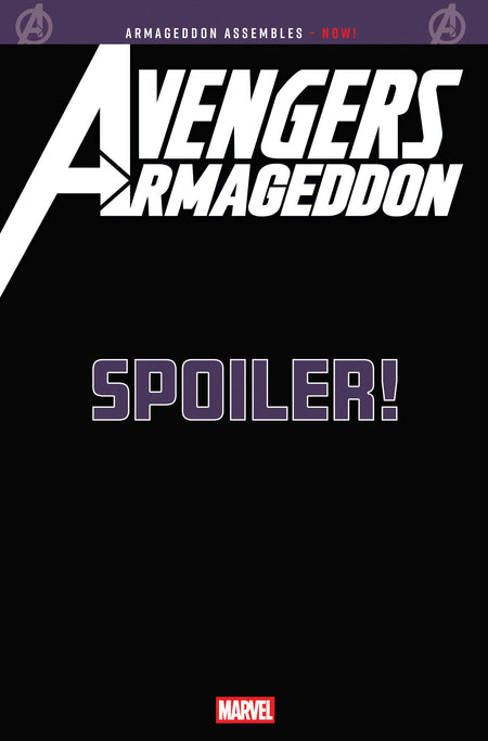 Stock Photo of  Avengers: Armageddon #1 Marco Checchetto Spoiler Variant Marvel Comics Comics sold by Stronghold Collectibles of Acadiana Lafayette, LA