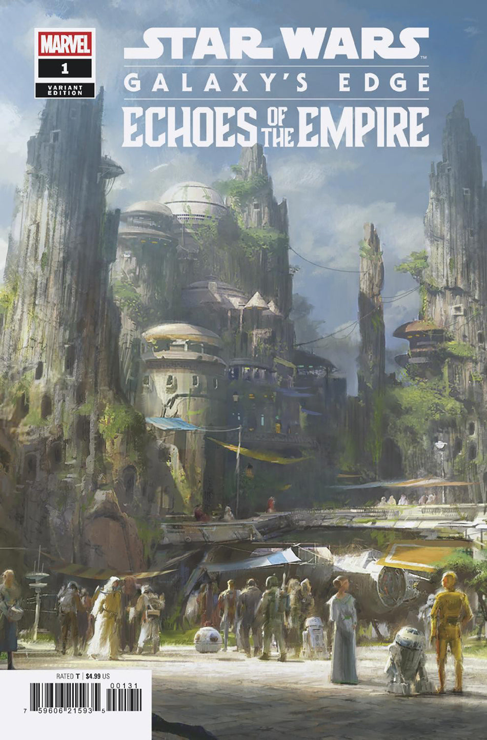 Stock Photo of  Star Wars: Galaxy's Edge Echoes Of The Empire #1 Erik Tiemens Concept Art Variant Marvel Comics Comics sold by Stronghold Collectibles of Acadiana Lafayette, LA
