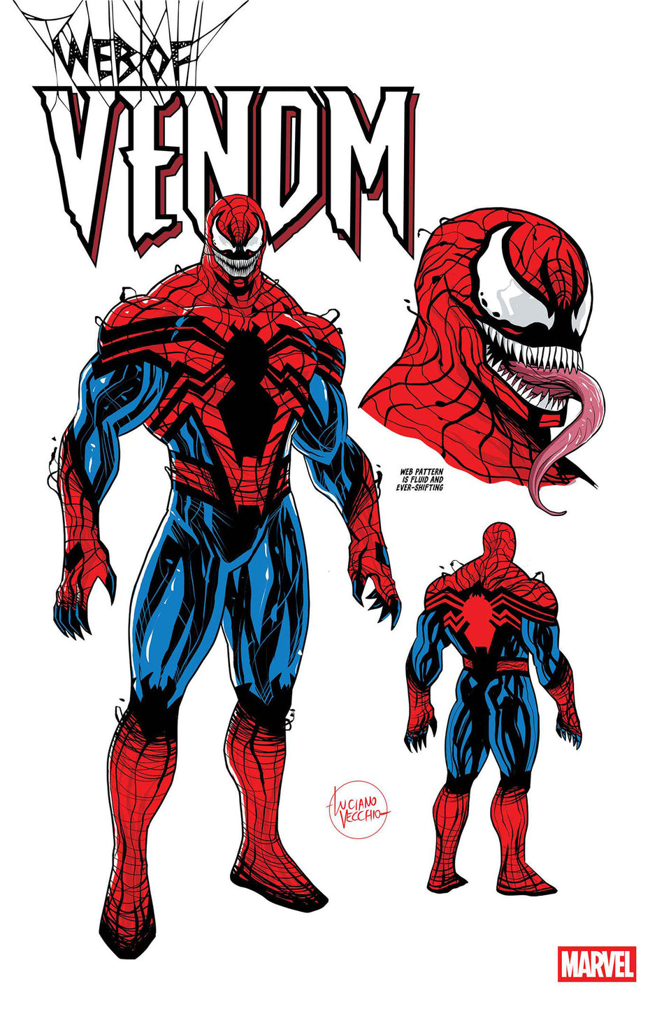 Stock Photo of  Web Of Venom #1 Luciano Vecchio 1:10 Design Variant Marvel Comics Comics sold by Stronghold Collectibles of Acadiana Lafayette, LA