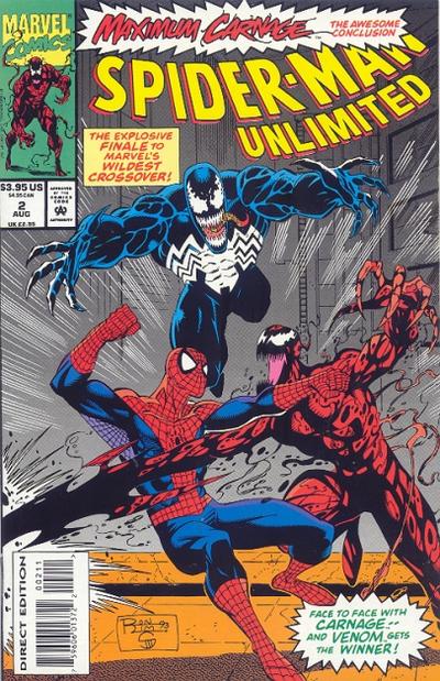 Spider-Man Unlimited 1993 #2 Direct Edition - high grade - $6.99