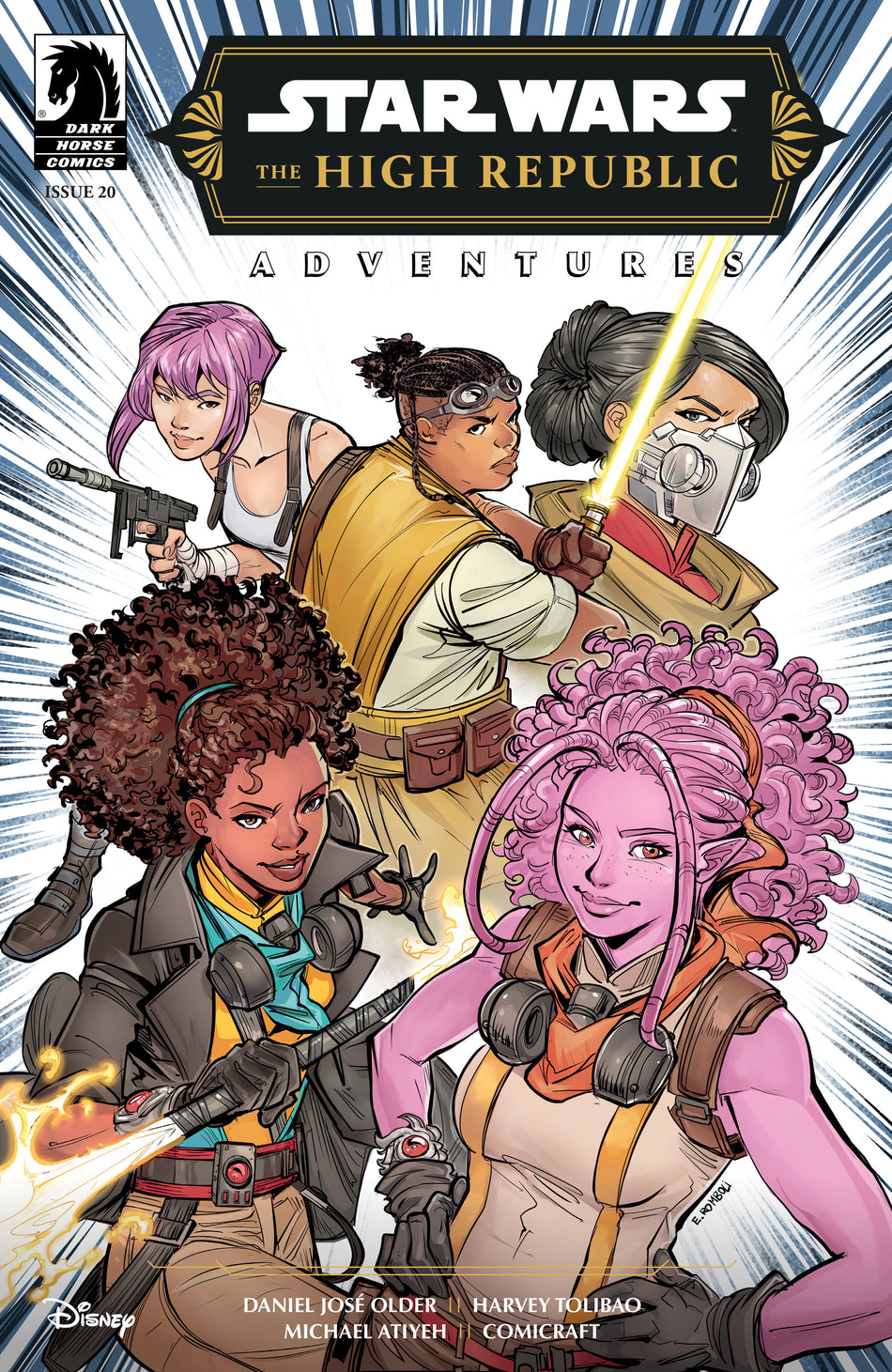Stock Photo of Star Wars: The High Republic Adventures Phase III #20 CVR A Elisa Romboli Dark Horse Comics sold by Stronghold Collectibles of Acadiana Lafayette, LA