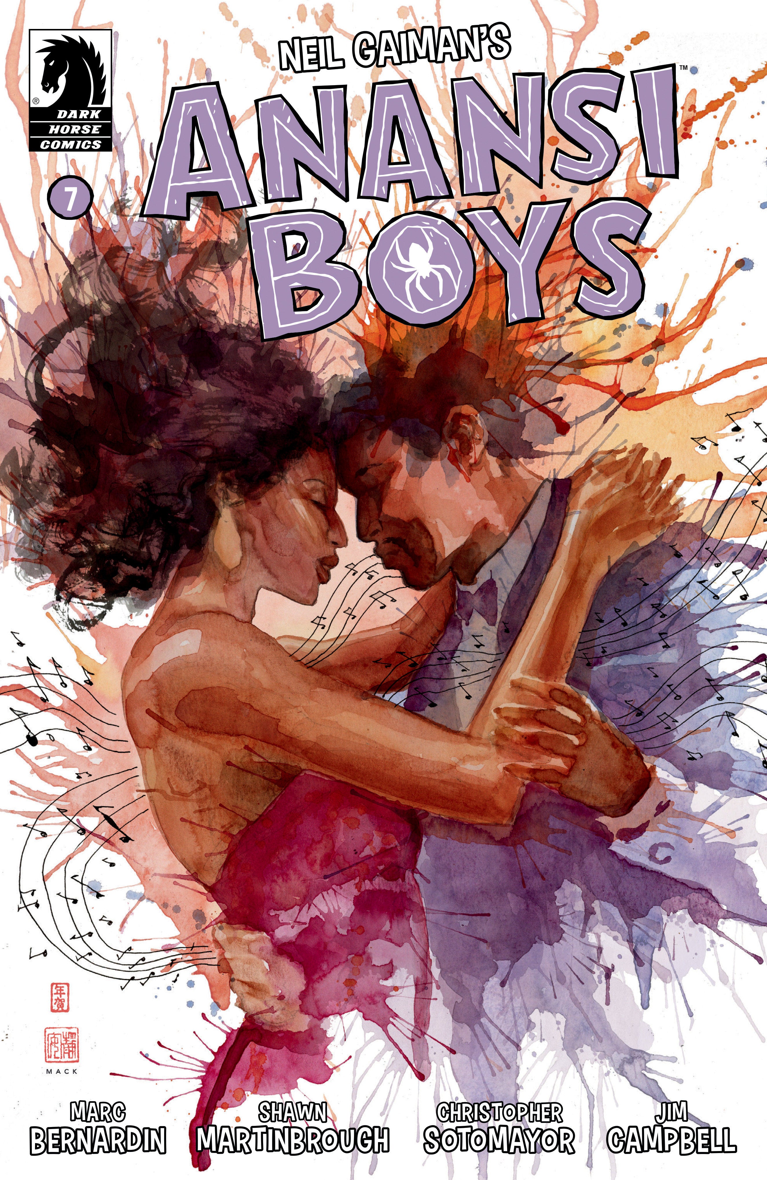 Stock Photo of Anansi Boys I #7 CVR A Mack Dark Horse Comics sold by Stronghold Collectibles of Acadiana Lafayette, LA