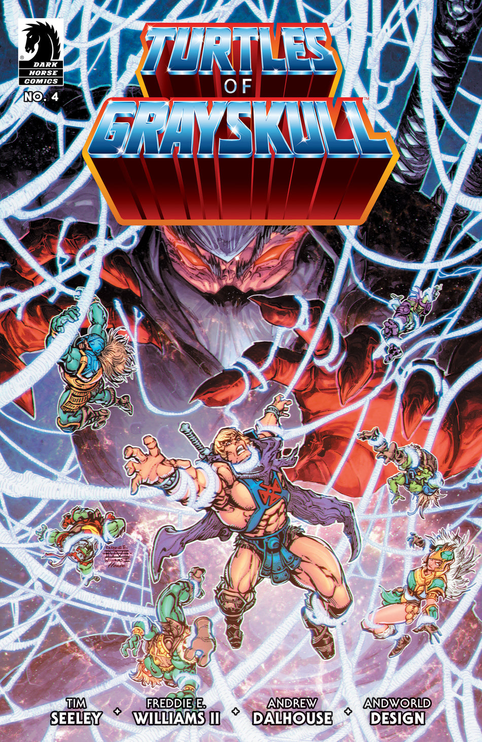 Stock Photo of Masters of Universe Teenage Mutant Ninja Turtles Turtles of Grayskull #4 CVR A Willi Dark Horse Comics sold by Stronghold Collectibles of Acadiana Lafayette, LA