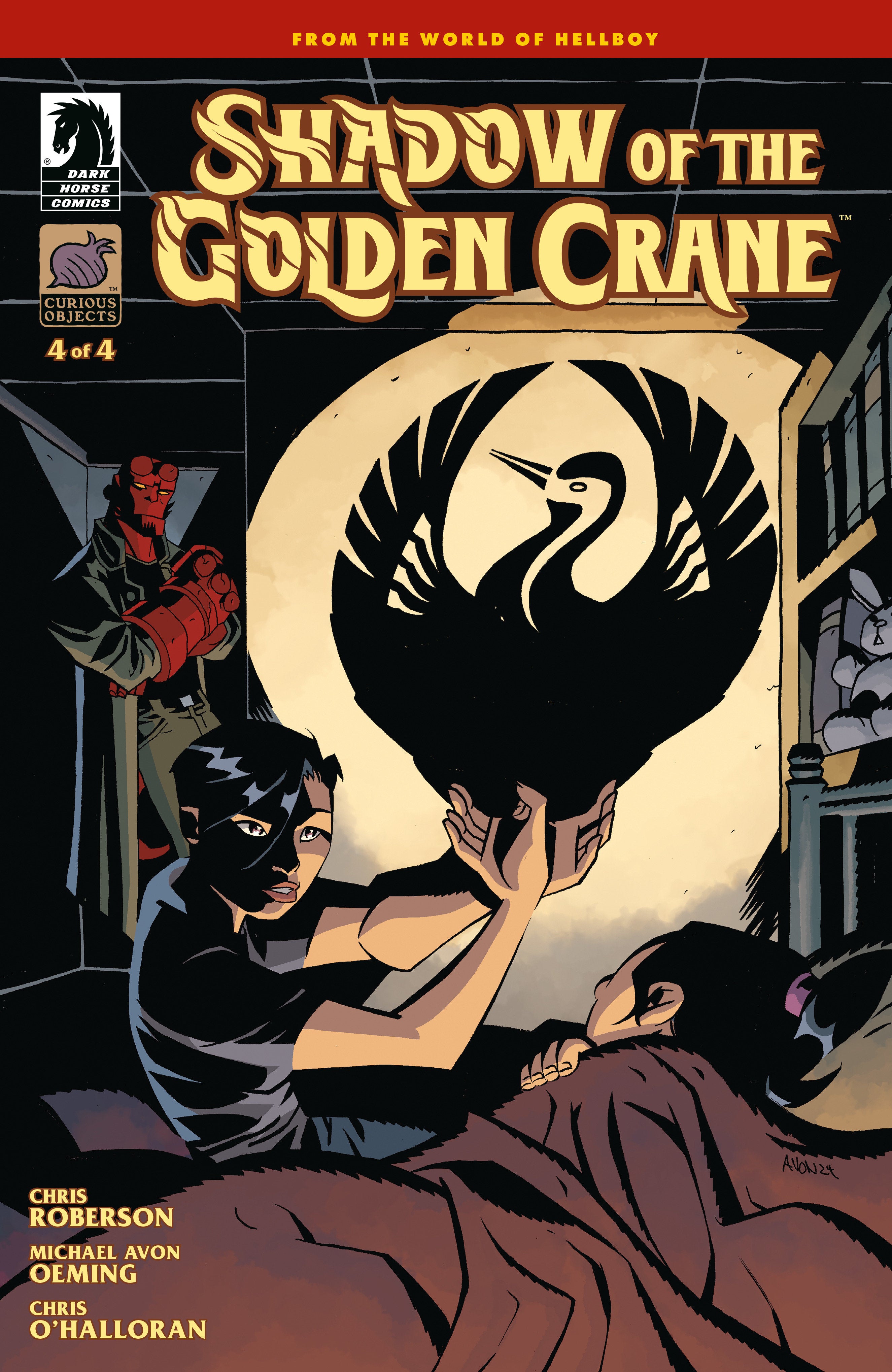 Stock Photo of Shadow of the Golden Crane #4 CVR A Michael Avon Oeming Dark Horse Comics sold by Stronghold Collectibles of Acadiana Lafayette, LA
