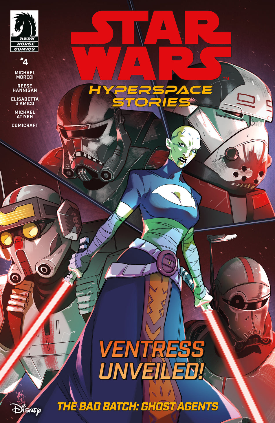 Stock Photo of Star Wars: Hyperspace Stories: The Bad Batch-Ghost Agents #4 CVR A Valeria Favoccia Dark Horse Comics sold by Stronghold Collectibles of Acadiana Lafayette, LA