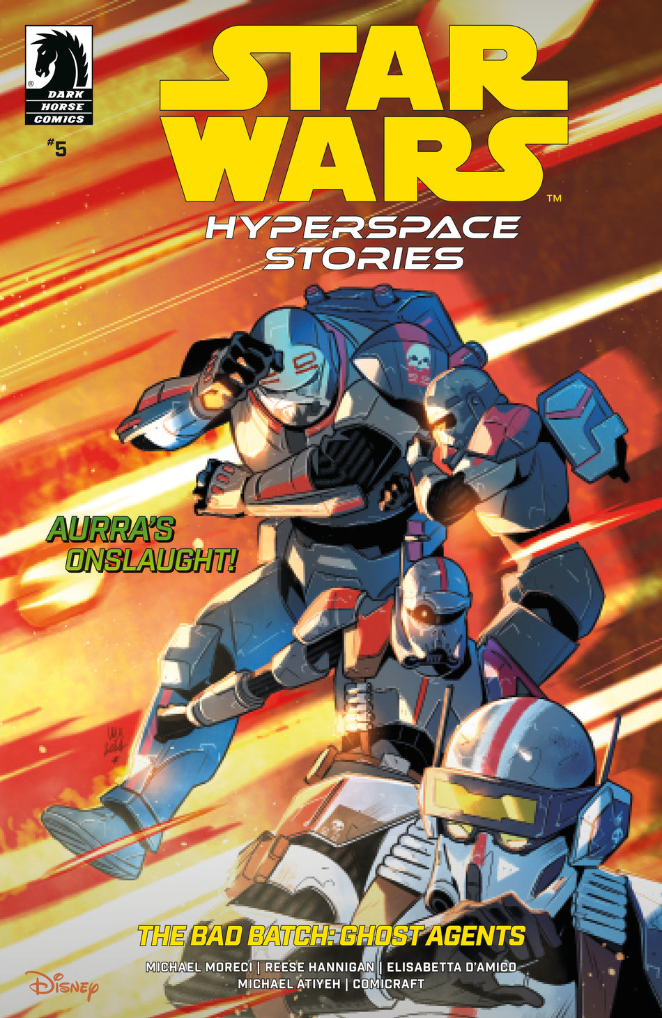 Stock Photo of Star Wars: Hyperspace Stories: The Bad Batch-Ghost Agents #5 CVR A Valeria Favoccia Dark Horse Comics sold by Stronghold Collectibles of Acadiana Lafayette, LA