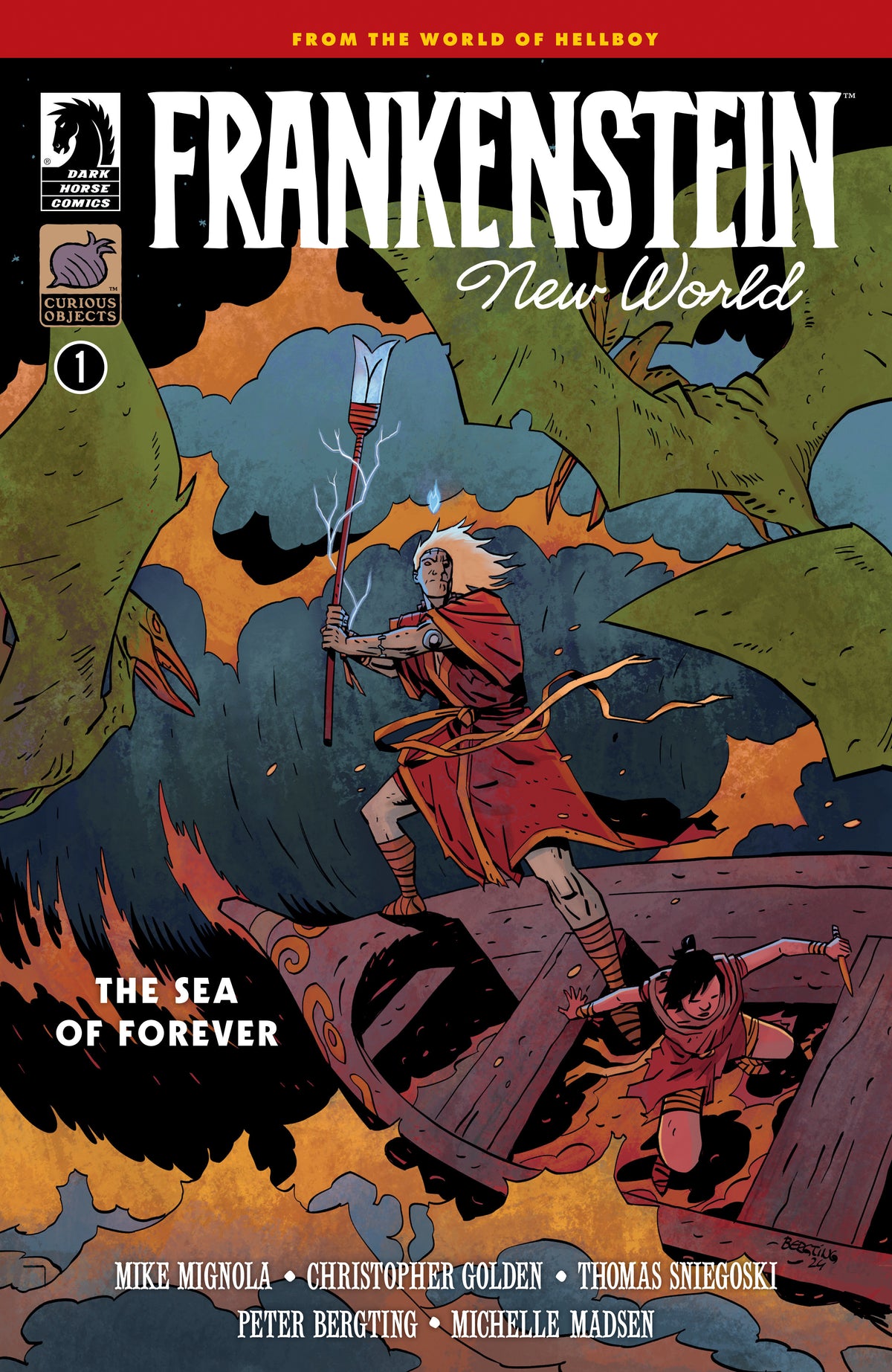 Stock Photo of Frankenstein: New World-Sea of Forever #1 CVR A Peter Bergting Dark Horse Comics sold by Stronghold Collectibles of Acadiana Lafayette, LA