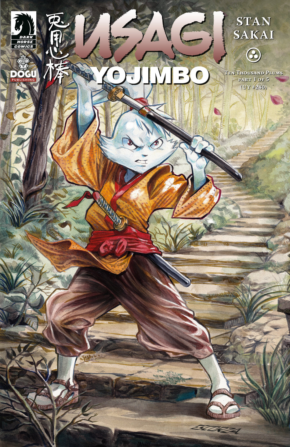 Usagi Yojimbo Ten Thousand Plums #1 Cover B Escorzas