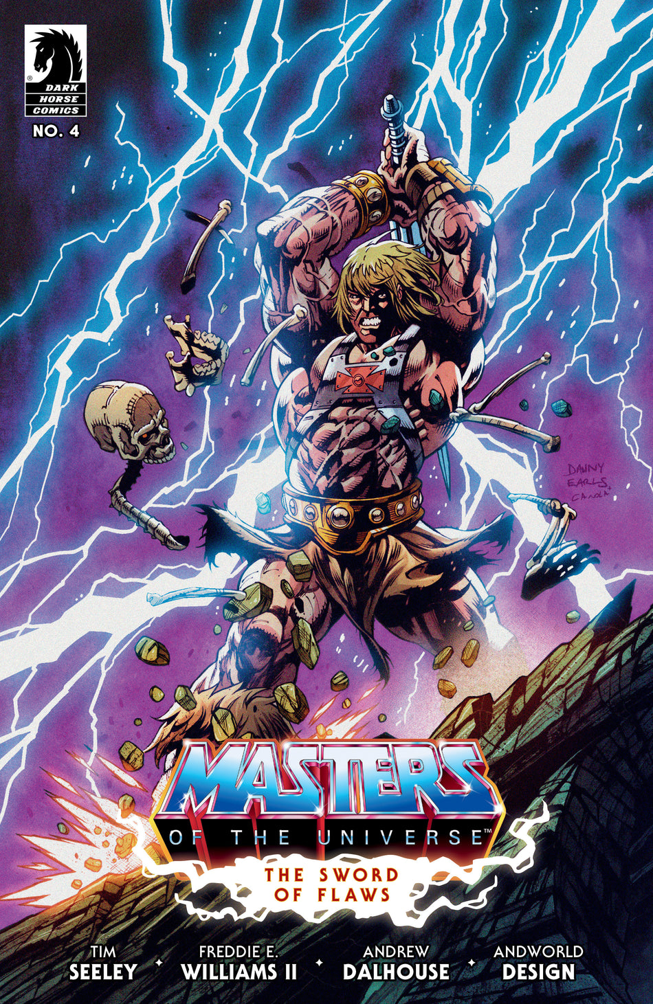Stock Photo of  He Man And The Masters Of The Universe #4: The Sword Of Flaws Part 4 (Cover B) (Dan Earls) Dark Horse Comics sold by Stronghold Collectibles of Acadiana Lafayette, LA