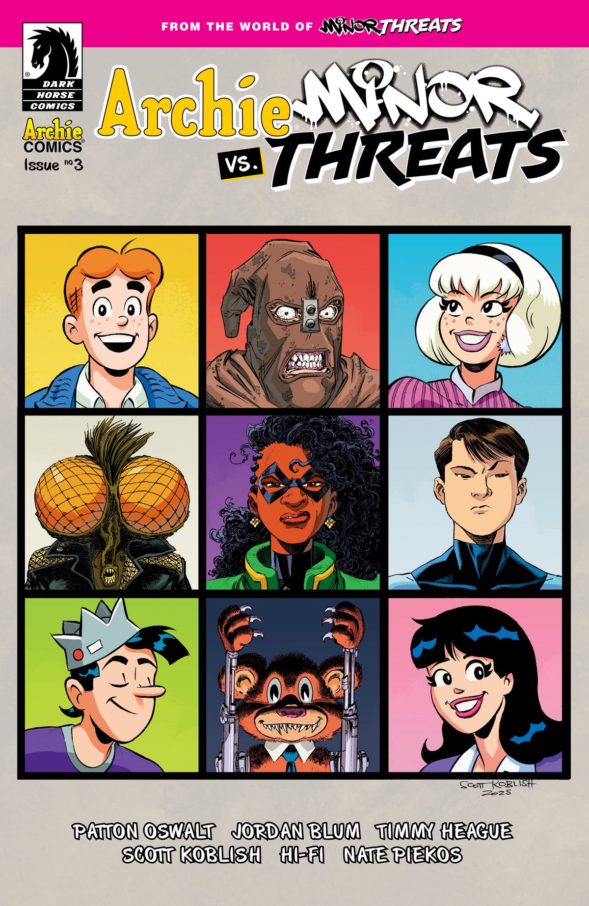 Stock Photo of Archie vs Minor Threats #3 CVR B Scott Koblish Dark Horse Comics sold by Stronghold Collectibles of Acadiana Lafayette, LA