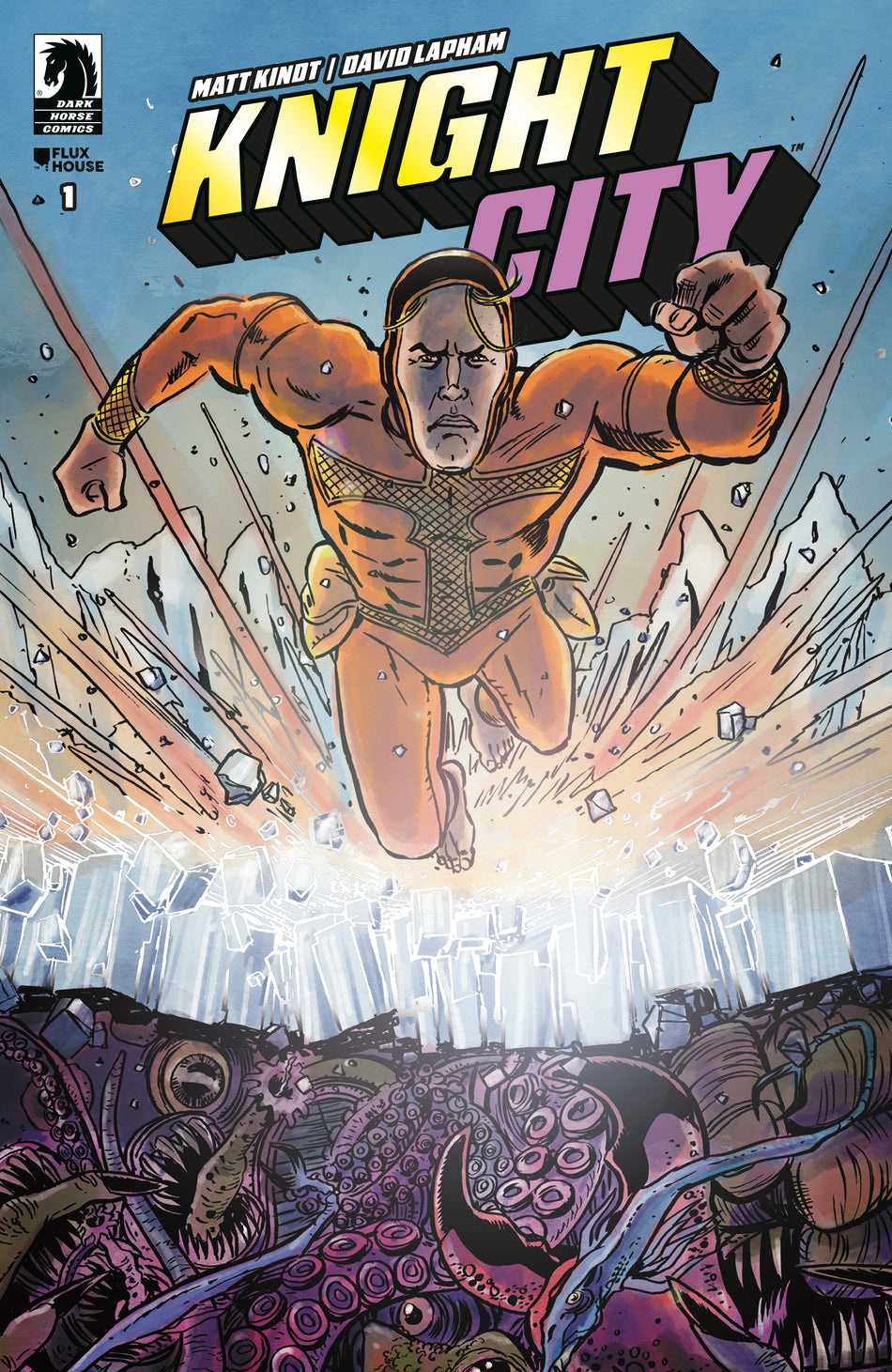 Stock Photo of  Knight City #1 (Cover A) (David Lapham) Dark Horse Comics sold by Stronghold Collectibles of Acadiana Lafayette, LA