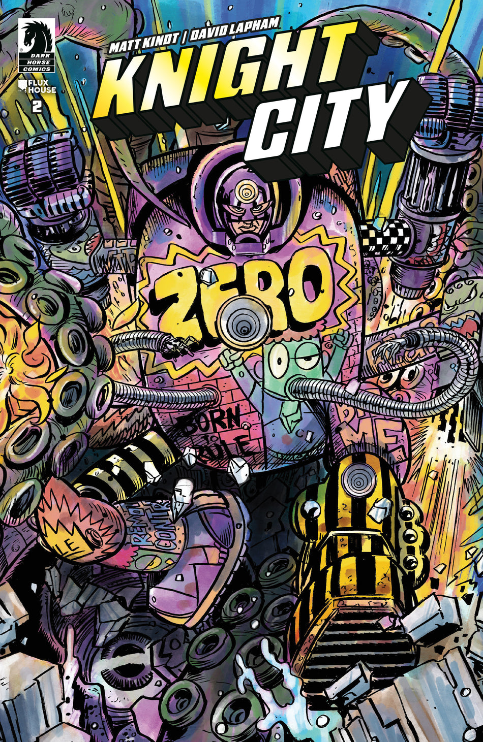 Stock Photo of  Knight City #2 (Cover A) (David Lapham) Dark Horse Comics sold by Stronghold Collectibles of Acadiana Lafayette, LA
