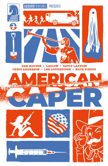 Stock Photo of  American Caper #2 (Cover A) (Tyler Boss) Dark Horse Comics sold by Stronghold Collectibles of Acadiana Lafayette, LA