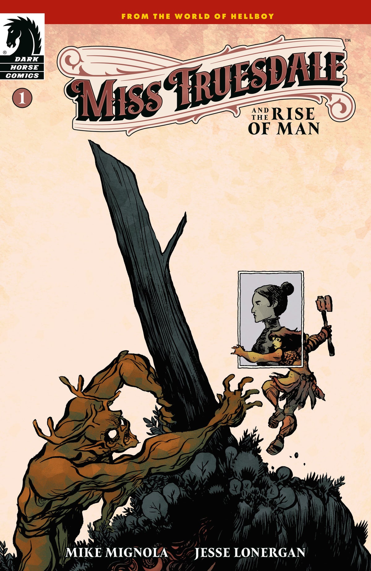 Stock Photo of  Miss Truesdale And The Rise Of Man #1 (Cover A) (Jesse Lonergan) Dark Horse Comics sold by Stronghold Collectibles of Acadiana Lafayette, LA